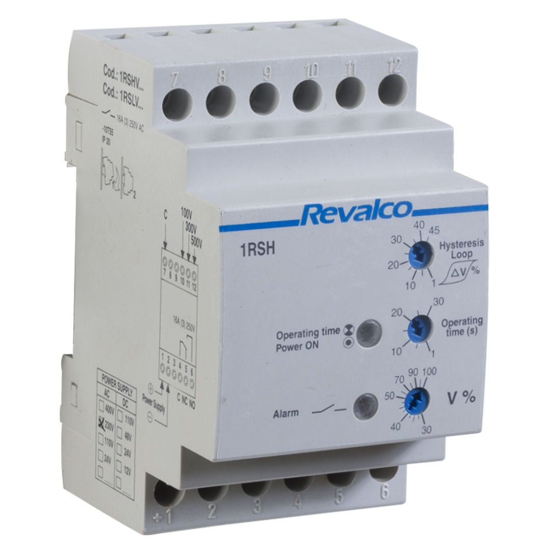 REVALCO. 1RSHI CONTROL DE MAXIMA INTENSIDAD AC MONOFASICA  MODULAR  2-5-10A