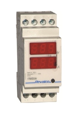 REVALCOIT 1RANM2 ANALIZADOR REDES MONOFASICO LED 2 MODULOS DIN CONEXION DIRECTA HASTA 32A