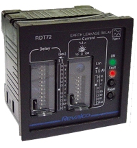 REVALCOIT 2RDT72 RELE DIFERENCIAL PANEL 72X72MM CLASE A SENSI 30-300-500MA/1-3-30A  TIEMPO 0-4S 230VAC
