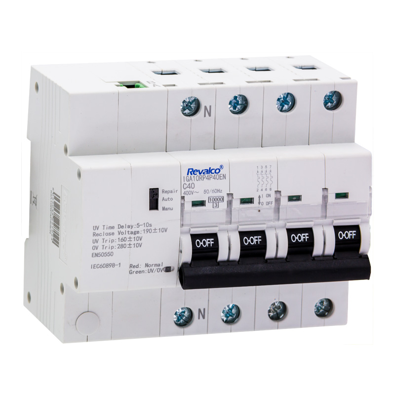 REVALCO  IGA 4P  32A C 10KA PROT SOB PERM+RECONEC EN-50550