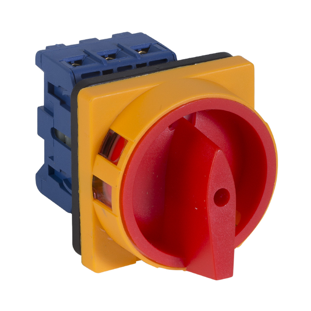 RHENES  SECCIONADOR PARO EMERGENCIA 3P 100A AC-21A - 30KW MONTAJE PANEL