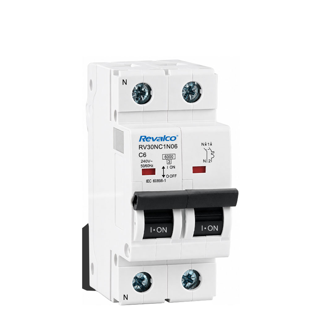 REVALCO  MAGNETOTERMICO  6KA C 1P+N   6A