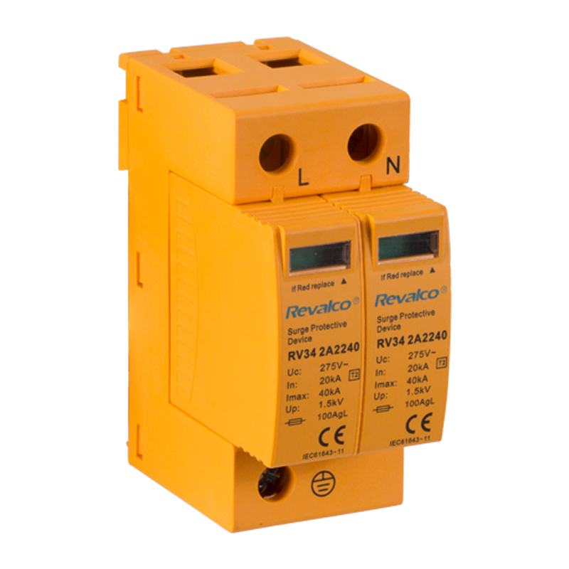 REVALCO RV342A2240 PROTECTOR SOBRET TRAN 2P 275VAC 20-40KA T2