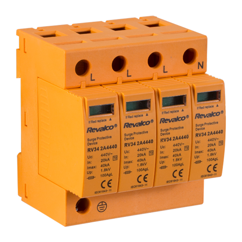 REVALCO RV342A4240 PROTECTOR SOBRET TRAN 4P 275VAC 20-40KA T2