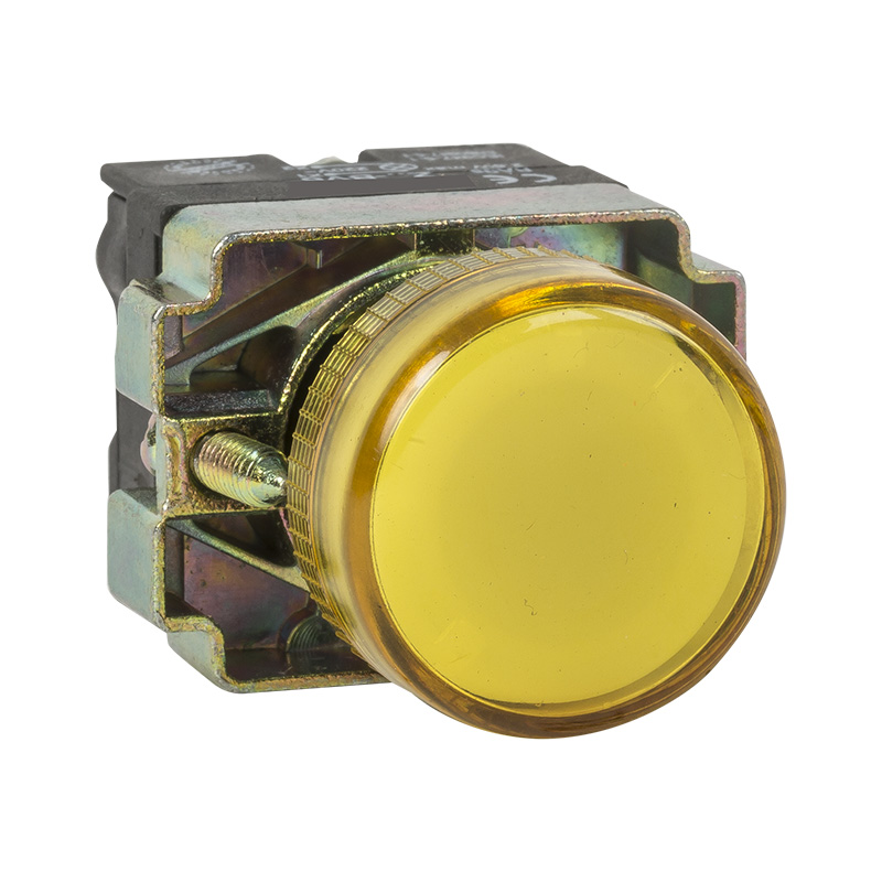 RHENES  PILOTO LUMINOSO LED METALICO Ø22MM VERDE 230VAC