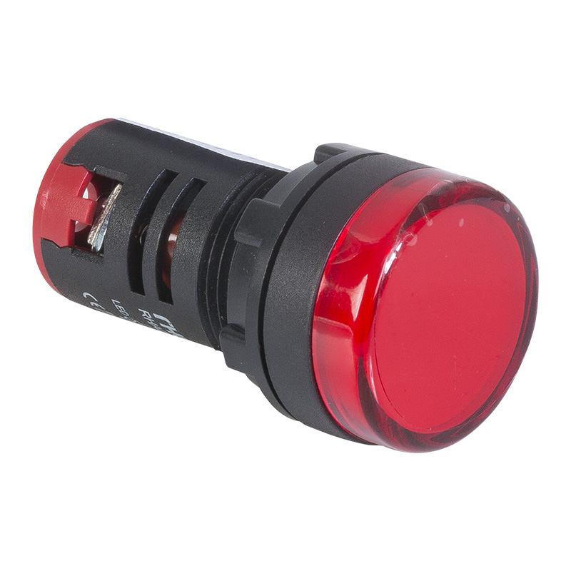 RHENES  PILOTO LUMINOSO LED PLASTICO Ø22MM AMARILLO  12VAC/DC