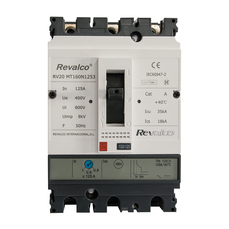 REVALCO  INT CAJA MOLDEADA 3P  125A 36KA TERMICO REG Ir