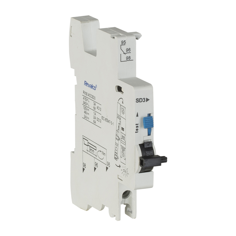REVALCO RV30ACCSD3 CONTACTO ALARMA SEÑAL DISPARO 230VAC 5A 06-10KA SIT IZQD