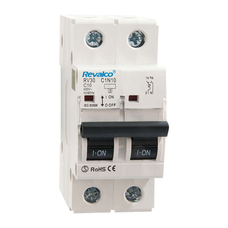 REVALCO RV30EC1N06 MAGNETOTERMICO  4,5KA C 1P+N   6A