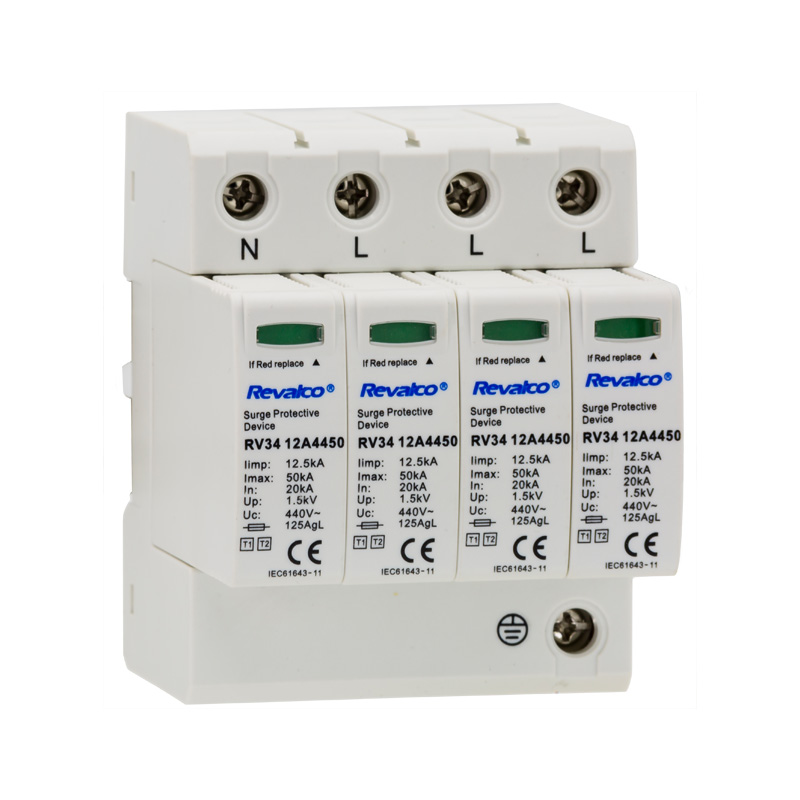 REVALCO  PROTECTOR SOBRET TRAN 4P 440V AC 12,5KA 20-50KA T1+T2 /B+C