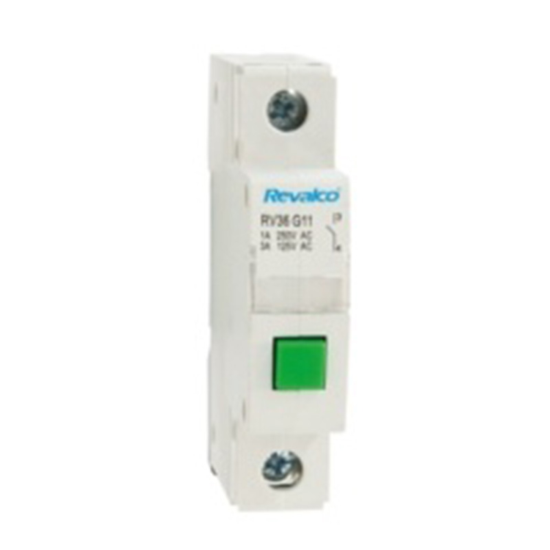 REVALCO RV36G11 PULSADOR MODULAR  SENCILLO 1NO VERDE