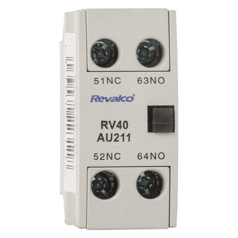 REVALCO RV40AU202 CONTACTO AUXILIAR FRONTAL 2NC 2P  9...85A PARA LA SERIE RV40N