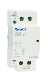 REVALCO RV322116324 CONTACTOR MODULAR 2MOD 2P 63A  24V 1NO+1NC