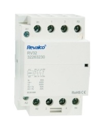 REVALCO RV323044024 CONTACTOR MODULAR 3MOD 4P 40A  24V 4NC