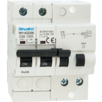 REVALCO RV311AC2C0630 DIFERENCIAL COMBINADO RESID+TERC 2 P  6A C  30mA AC 10KA