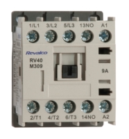 REVALCO RV40M30901110 MINICONTACTOR AC 3P  9A 3NO/1NC  110V