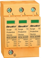 REVALCO RV34P31040 PROTECTOR SOBRET TRAN 2+1 20-40KA  1000VDC T2